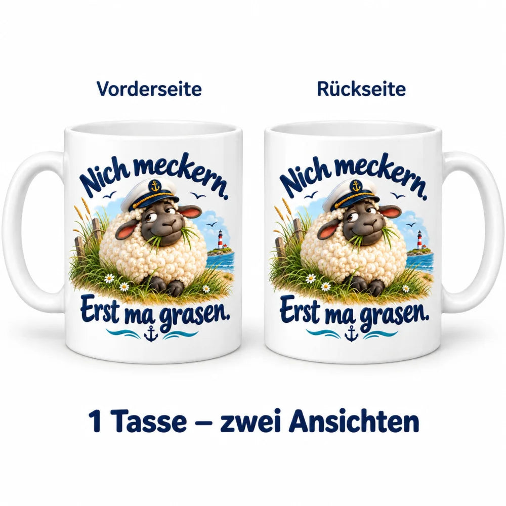 WS-Trend Deichschaf Tasse lustiger Spruch Keramik 330 ml Geschenktasse - WS-Trend.de