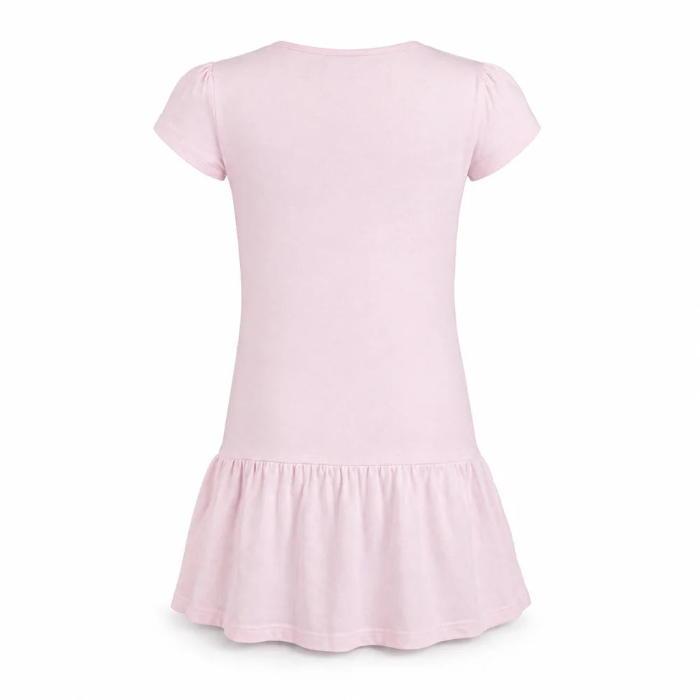 LOL Surprise Kinder Sommerkleid Kleid kurz Rosa Pink 100% Baumwolle Kurzarm - WS-Trend.de