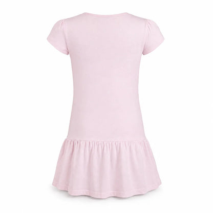 LOL Surprise Kinder Sommerkleid Kleid kurz Rosa Pink 100% Baumwolle Kurzarm - WS-Trend.de