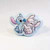 Disney Stitch und Angel 3D Velourskissen 38x29x5 cm, Blau Rosa