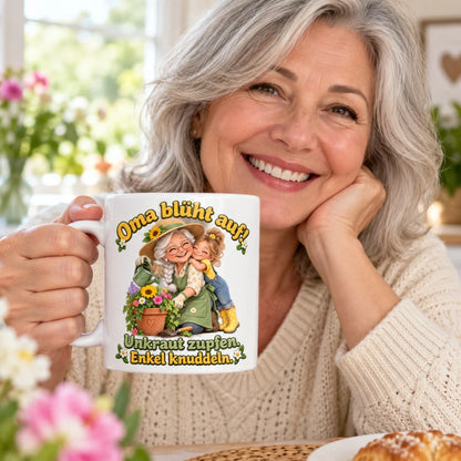 WS-Trend Gartenoma Kaffeetasse 330 ml Oma Geschenk mit lustigem Spruch - WS-Trend.de