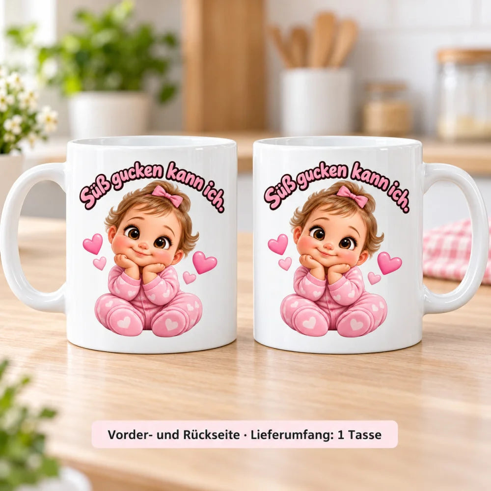 WS-Trend Baby Tassen Keramik 330 ml lustige Sprüche 10 Motive zur Wahl - WS-Trend.de