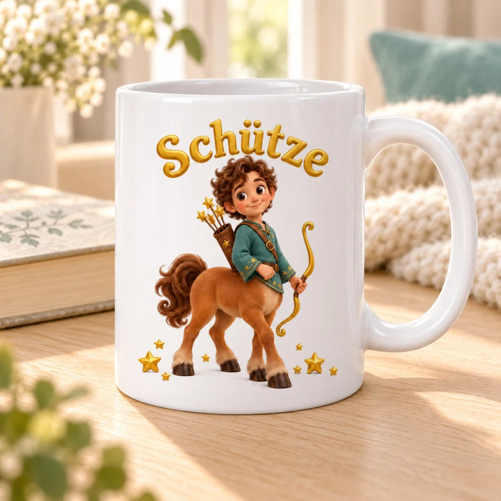 WS-Trend Sternzeichen Tasse Kinder Keramik 330ml Geschenk Motivauswahl - WS-Trend.de