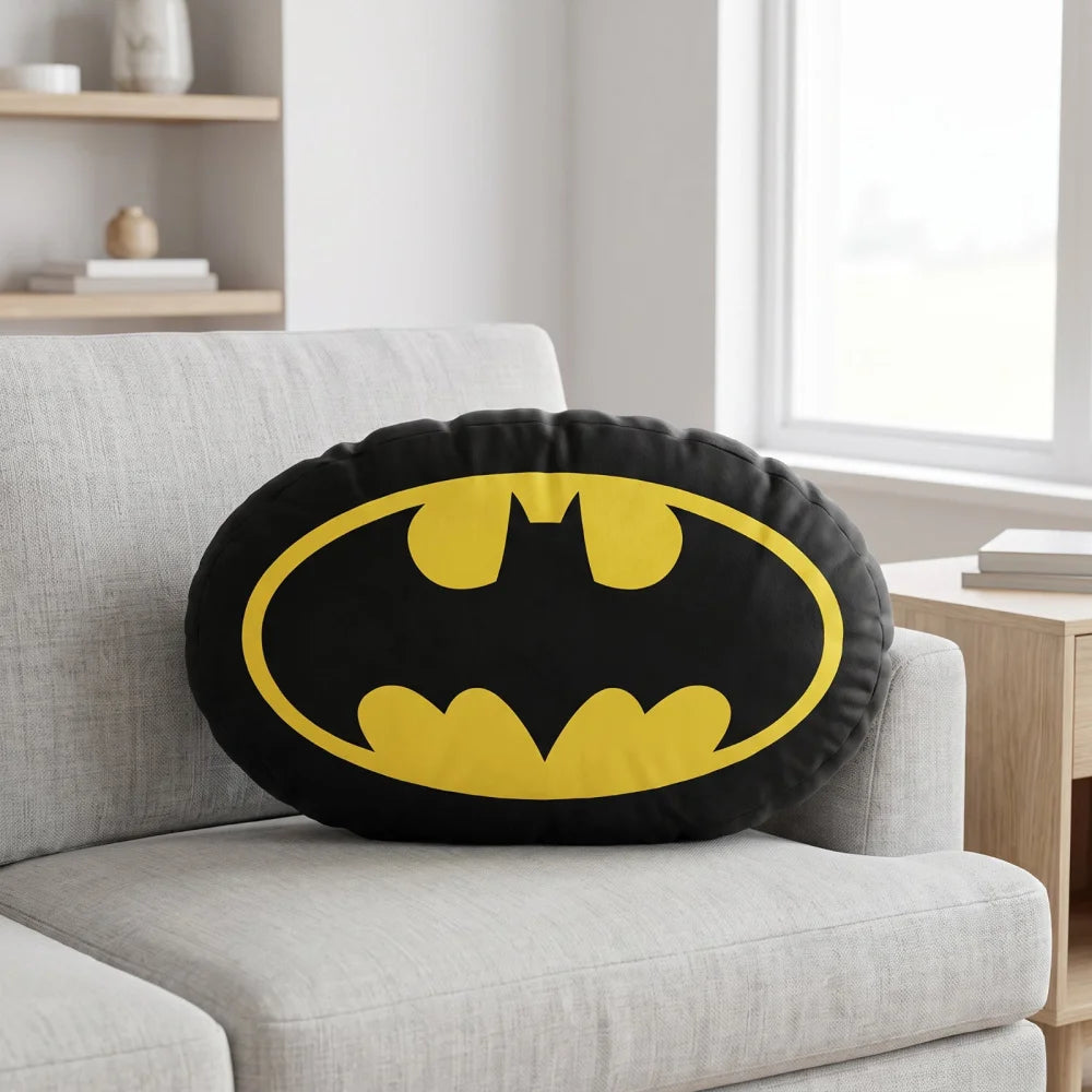DC Comics Batman Emblem-Dekokissen 37x23x5 cm - WS-Trend.de