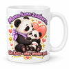 WS-Trend Pandamama Kaffeetasse Keramik 330 ml Mama Geschenk mit Spruch