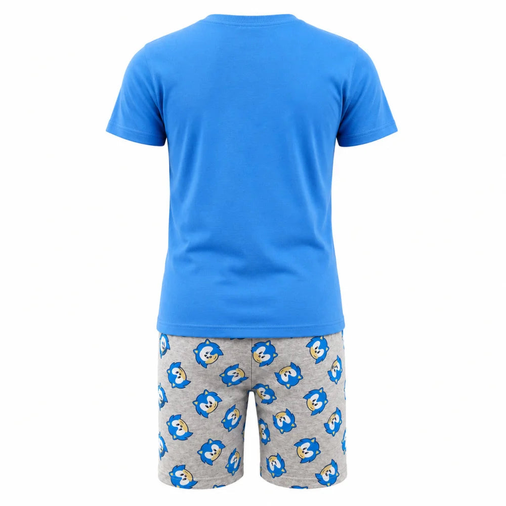 Sega Sonic The Hedgehog Jungen Kinder Pyjama Schlafanzug 98-128 Baumwolle - WS-Trend.de