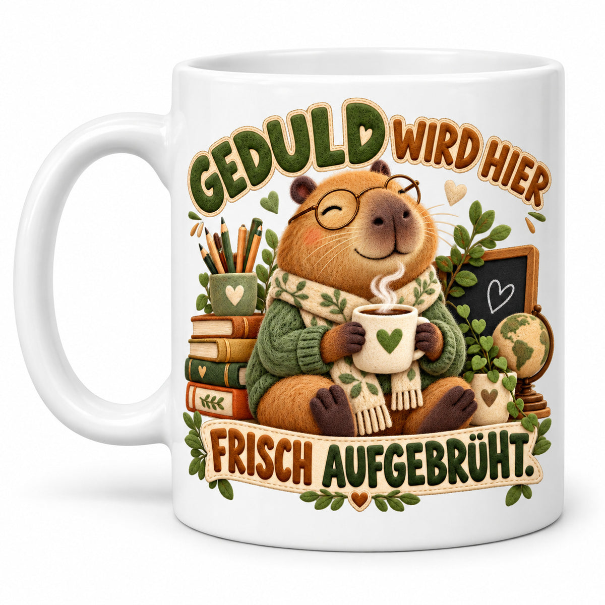 Lehrer Tasse Keramik 330 ml Geschenk Lehrerin Unterricht Spruch Kaffee