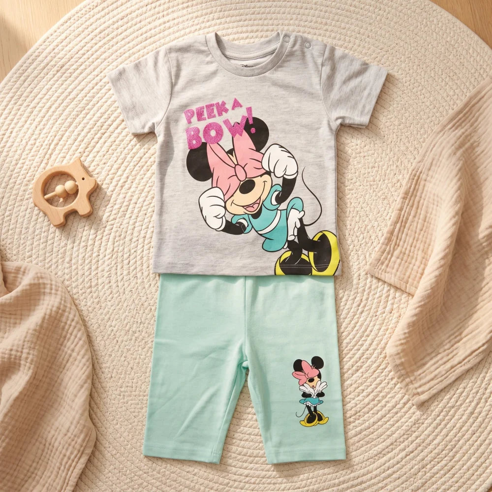Disney Minnie Maus Baby Mädchen Sommerset Shorts plus T-Shirt Gr.62-68 - WS-Trend.de