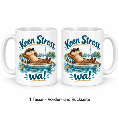 WS-Trend Spree Otter Tasse lustiger Spruch Keramik 330 ml Geschenkidee - WS-Trend.de