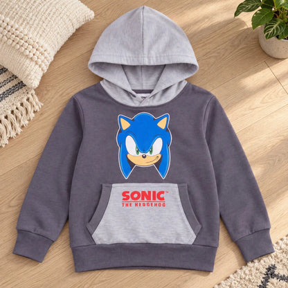 Sonic the Hedgehog Kinder Jungen Fleece Hoodie Kapuzenpullover Pulli - WS-Trend.de