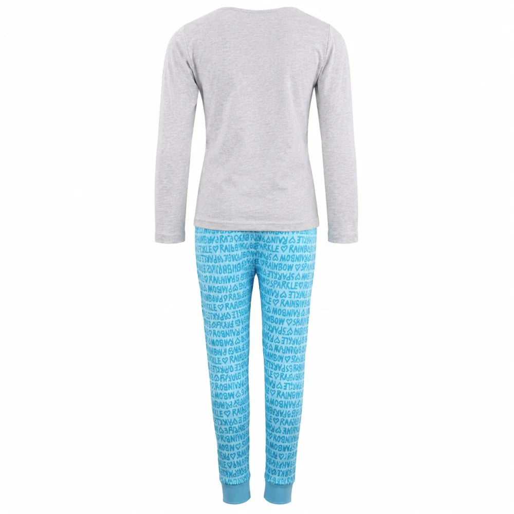 Rainbow High Mädchen Kinder Langarm-Schlafanzug Pyjama 98–110 Baumwolle - WS-Trend.de