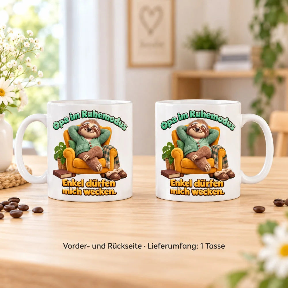 WS-Trend Faultieropa Tasse 330 ml Geschenk für Opa mit lustigem Spruch - WS-Trend.de