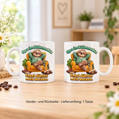 WS-Trend Faultieropa Tasse 330 ml Geschenk für Opa mit lustigem Spruch - WS-Trend.de