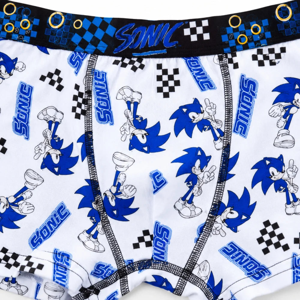 Sonic the Hedgehog Jungen Boxershorts Unterhose 2er Pack Gr. 98-128 - WS-Trend.de