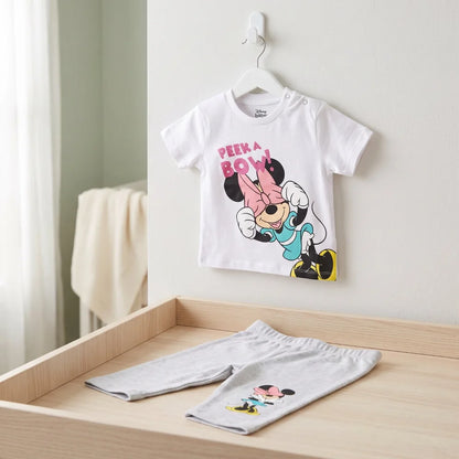 Disney Minnie Maus Baby Mädchen Sommerset Shorts plus T-Shirt Gr.62-68 - WS-Trend.de