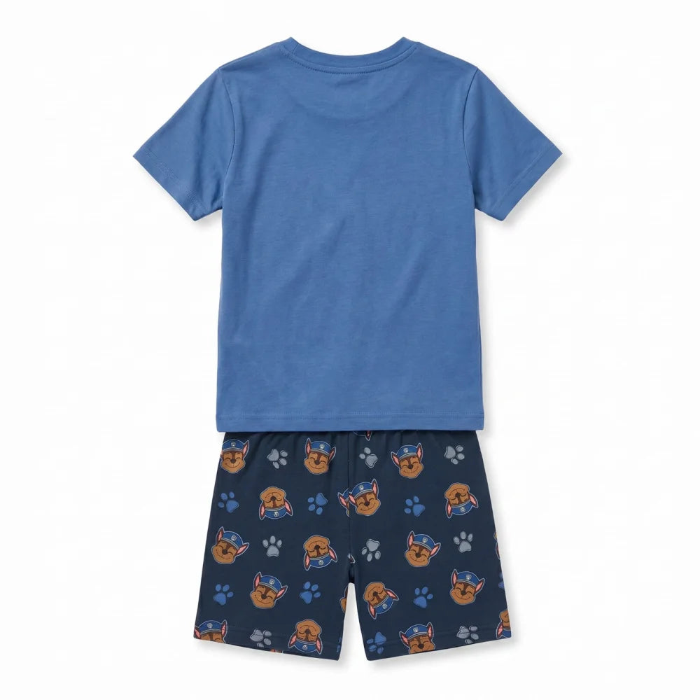 Paw Patrol Jungen Schlafanzug Pyjama Shirt Shorts Gr. 98-128 Baumwolle - WS-Trend.de