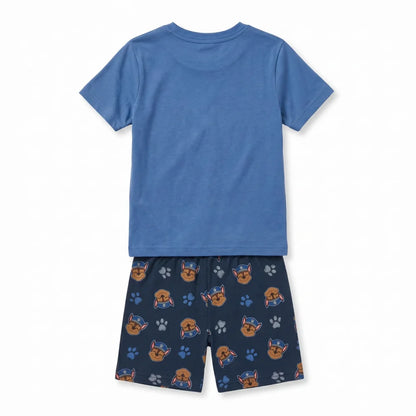 Paw Patrol Jungen Schlafanzug Pyjama Shirt Shorts Gr. 98-128 Baumwolle - WS-Trend.de