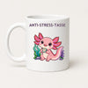 Anti-Stress-Tasse Axolotl – Kawaii Keramikbecher 325 ml