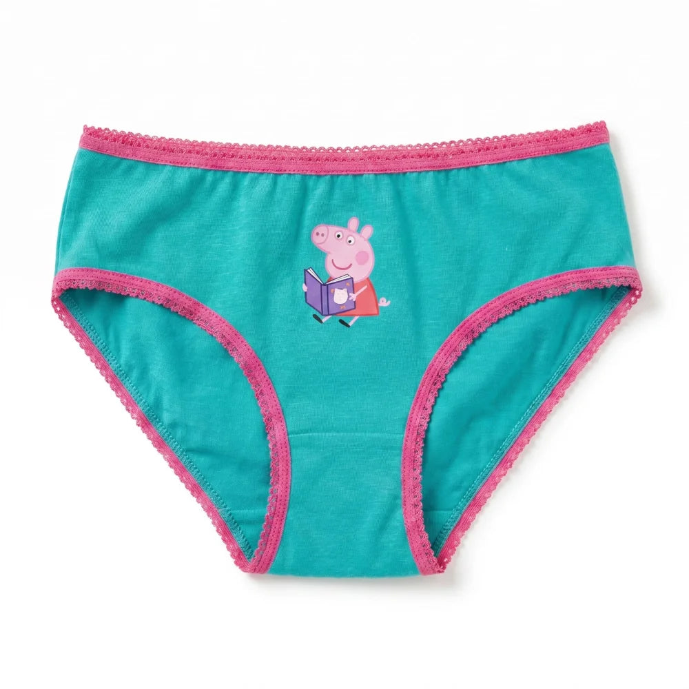 Peppa Wutz 3er Pack Slips Kinder Mädchen Unterwäsche Gr. 92-110 Baumwolle - WS-Trend.de
