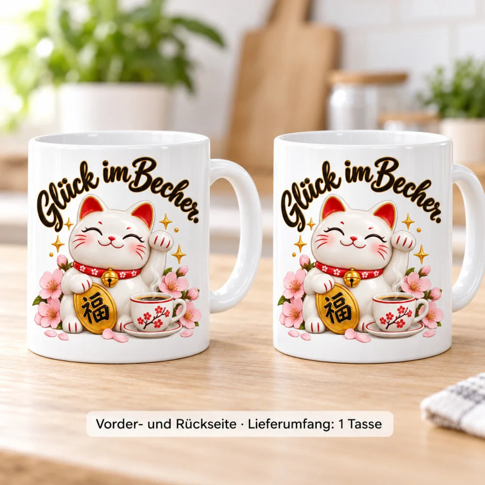 WS-Trend Asien Motivtasse Keramik 330 ml mit Spruch 10 Motive zur Wahl - WS-Trend.de