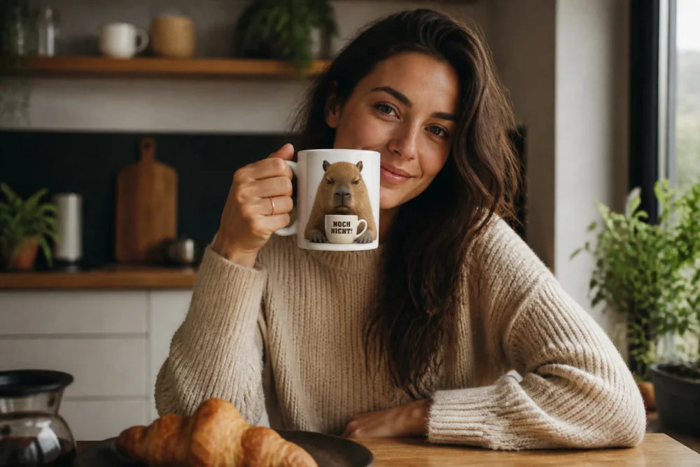 Lustige Tiertasse mit Spruch 325 ml – 15 Tiermotive Geschenkidee Büro - WS-Trend.de