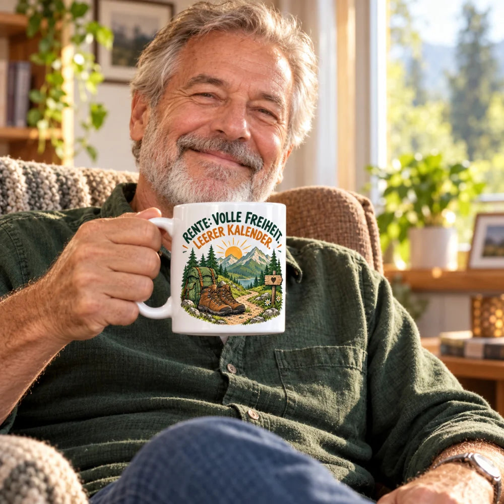 WS-Trend Rente Tasse Keramik 330 ml Spruch Geschenk 10 Motive zur Wahl - WS-Trend.de