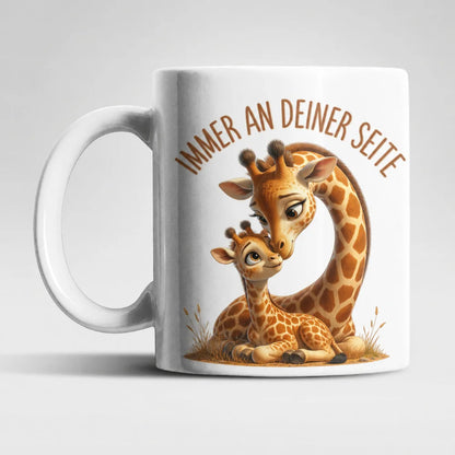 Immer an deiner Seite Tasse 325 ml Keramik Tiermotiv Geschenkidee Bunt - WS-Trend.de