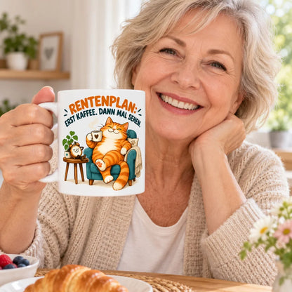 WS-Trend Rente Tasse Keramik 330 ml Spruch Geschenk 10 Motive zur Wahl - WS-Trend.de