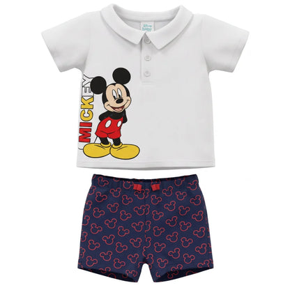 Disney Mickey Maus Baby 2tlg.Set Kleinkind T-Shirt plus Shorts Gr. 62 - 68 - WS-Trend.de