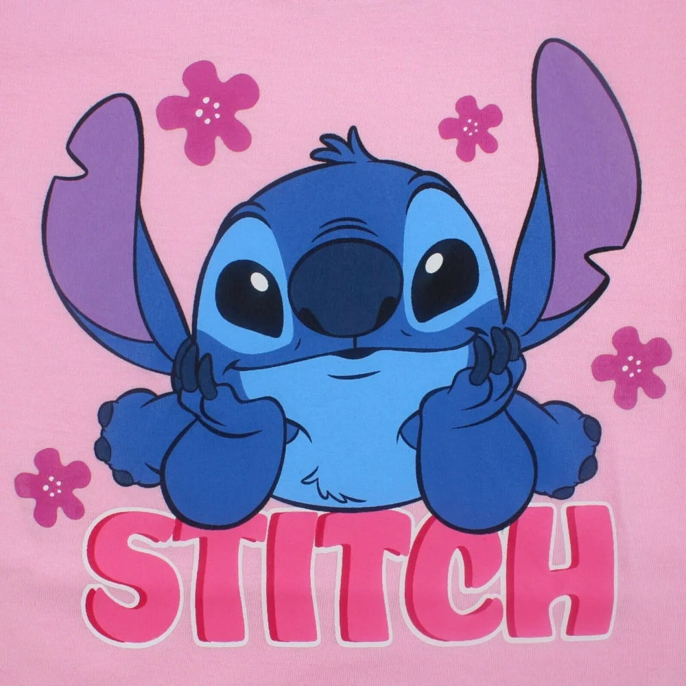 Disney Stitch Kinder Mädchen T-Shirt Kurzarm Shirt Gr. 98 bis 128 Baumwolle - WS-Trend.de