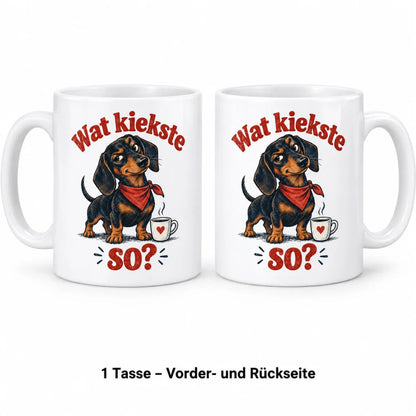 WS-Trend Berliner Dackel Tasse mit Spruch Keramik 330 ml Geschenktasse - WS-Trend.de