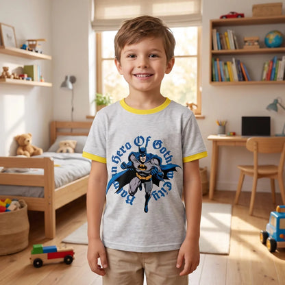 DC Comics Batman Kinder Jungen T-Shirt Kurzarm Shirt 140 - 152 Baumwolle - WS-Trend.de