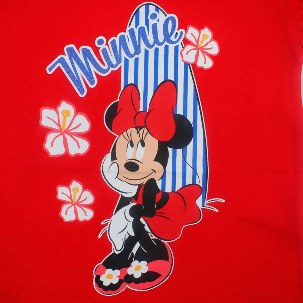 Disney Minnie Maus Kinder Mädchen T-Shirt Kurzarm Shirt Gr. 98-128 Baumwolle - WS-Trend.de