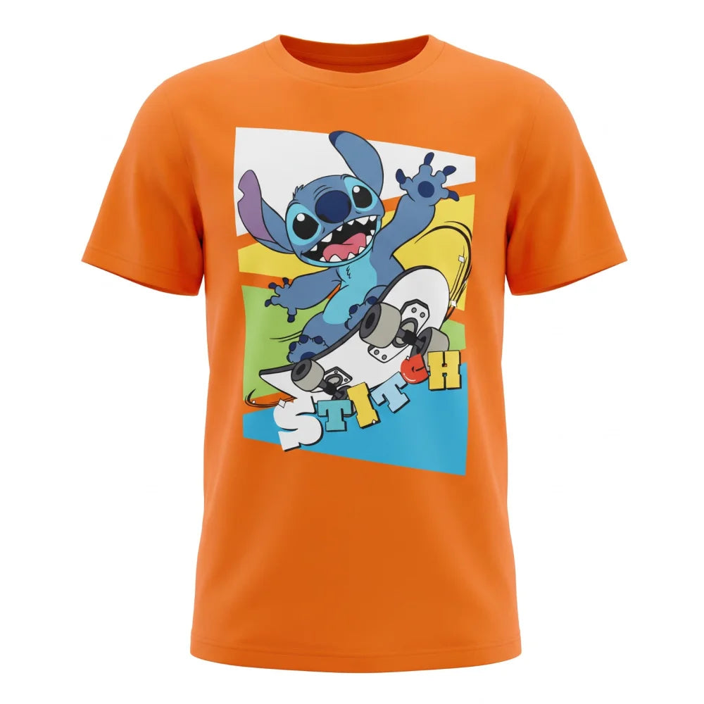 Disney Lilo und Stitch Jungen Kinder kurzarm T-Shirt Shirt Gr. 98-122 Baumwolle - WS-Trend.de