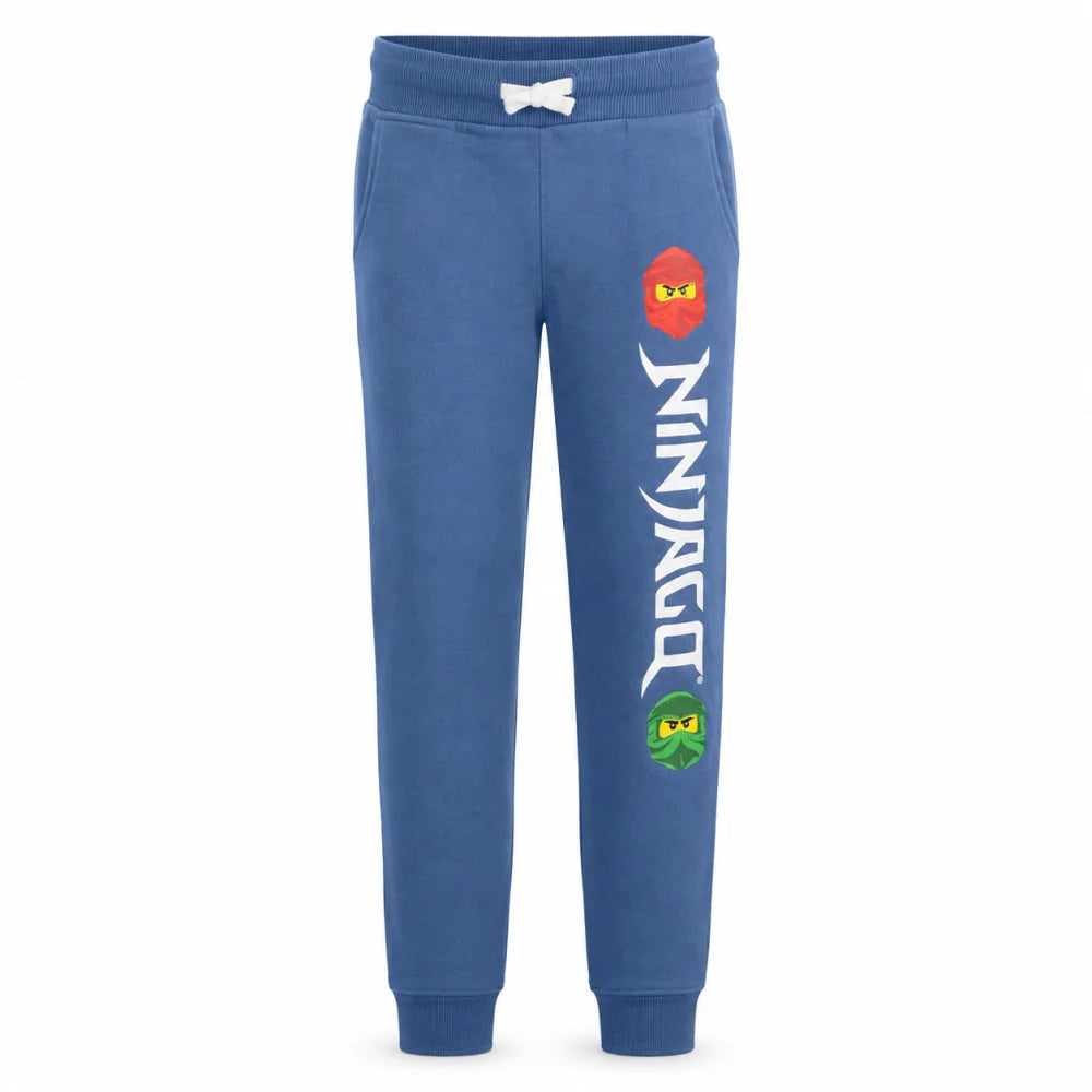 LEGO® Ninjago Jogginghose Kinder Sporthose Hose 98 bis 104 Blau Grau - WS-Trend.de