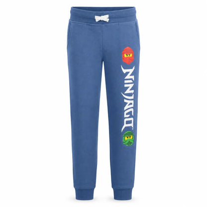 LEGO® Ninjago Jogginghose Kinder Sporthose Hose 98 bis 104 Blau Grau - WS-Trend.de