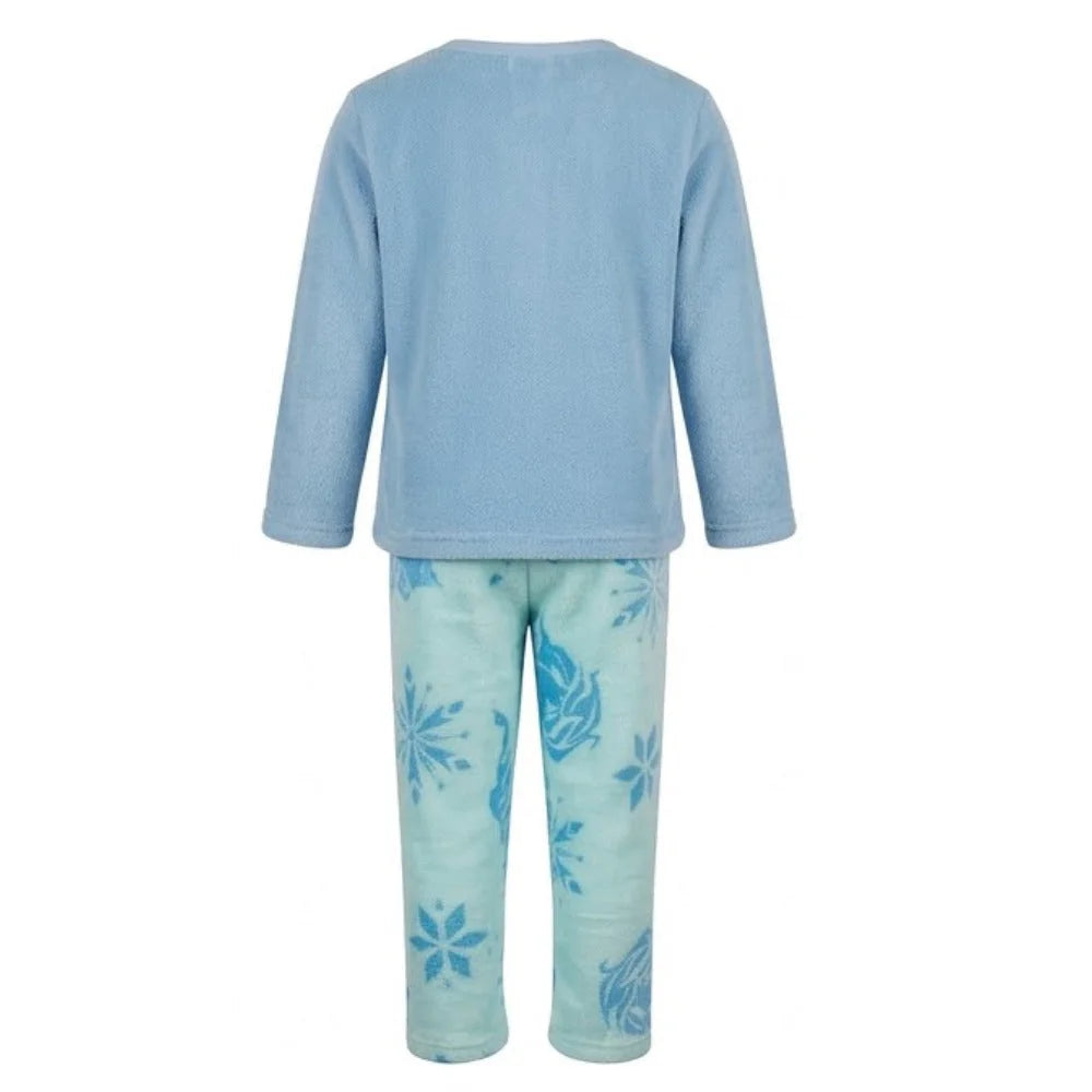 Schlafanzug Disney Die Eiskönigin Kinder Mädchen Coral Fleece Pyjama - WS-Trend.de