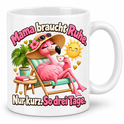WS-Trend Flamingomama Becher Keramik 330 ml Geschenkidee zum Muttertag - WS-Trend.de