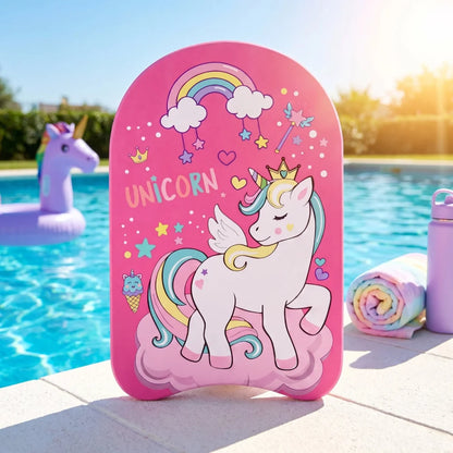 Süßes Einhorn Kinder Schwimmboard Schwimmbrett Kickboard 45x30 cm - WS-Trend.de