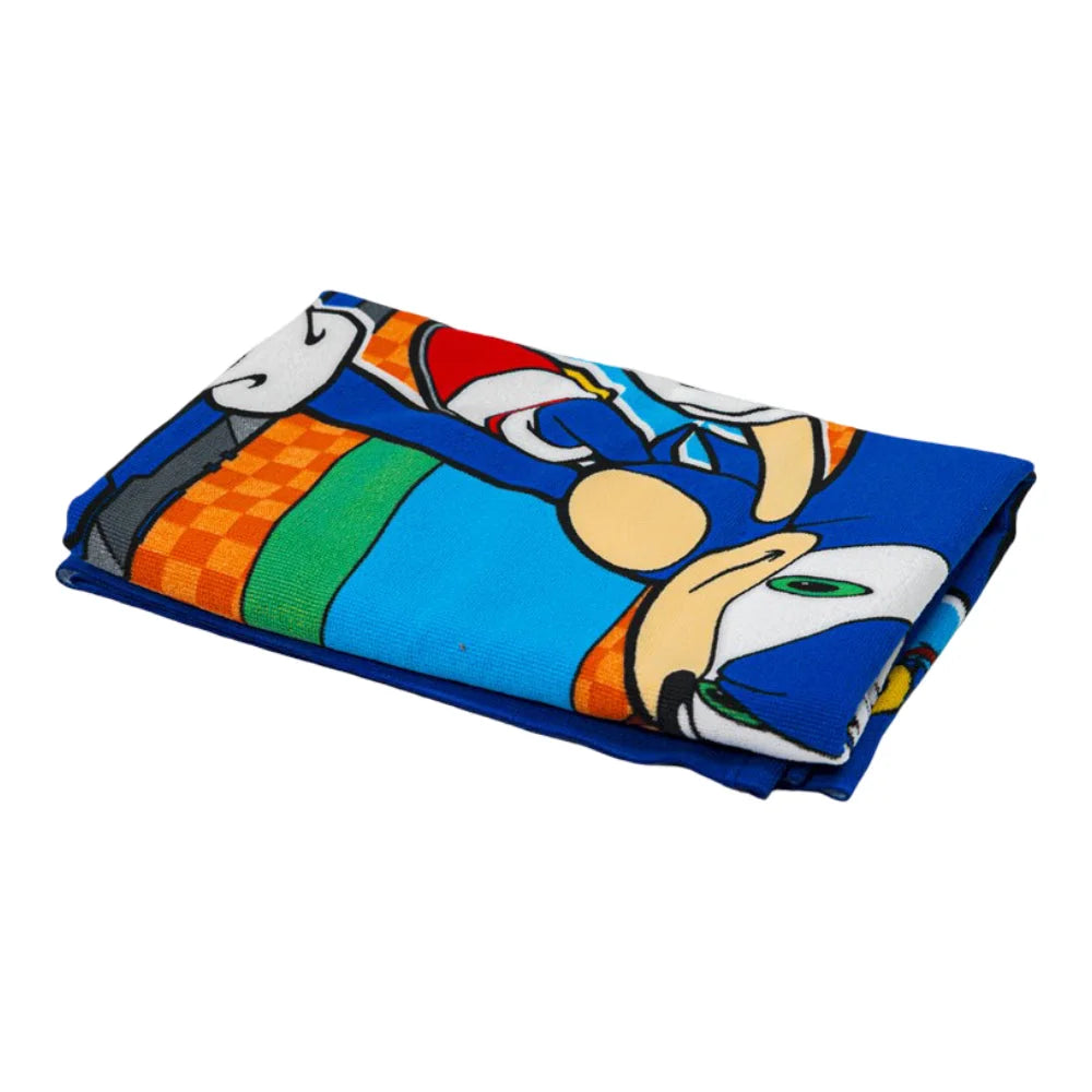 Sonic the Hedgehog Handtuch Badehandtuch Badetuch XL Strandtuch 70x140 - WS-Trend.de