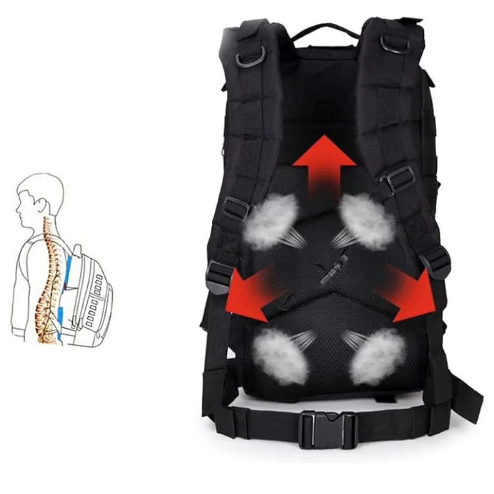 Taktischer Mehrzweck-Rucksack Militär-Rucksack Armee Touristen ca. 30 L - WS-Trend.de