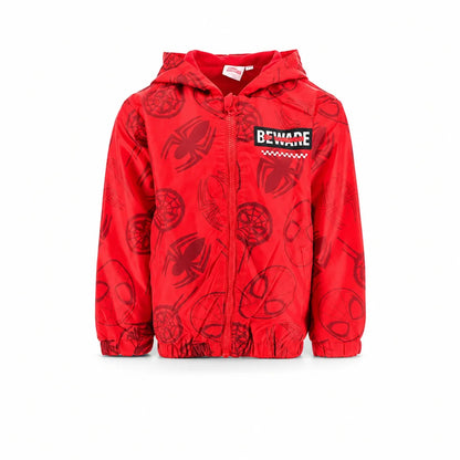 Marvel Spiderman Kinder Herbstjacke Jungen Jacke mit Kapuze Fleece - WS-Trend.de