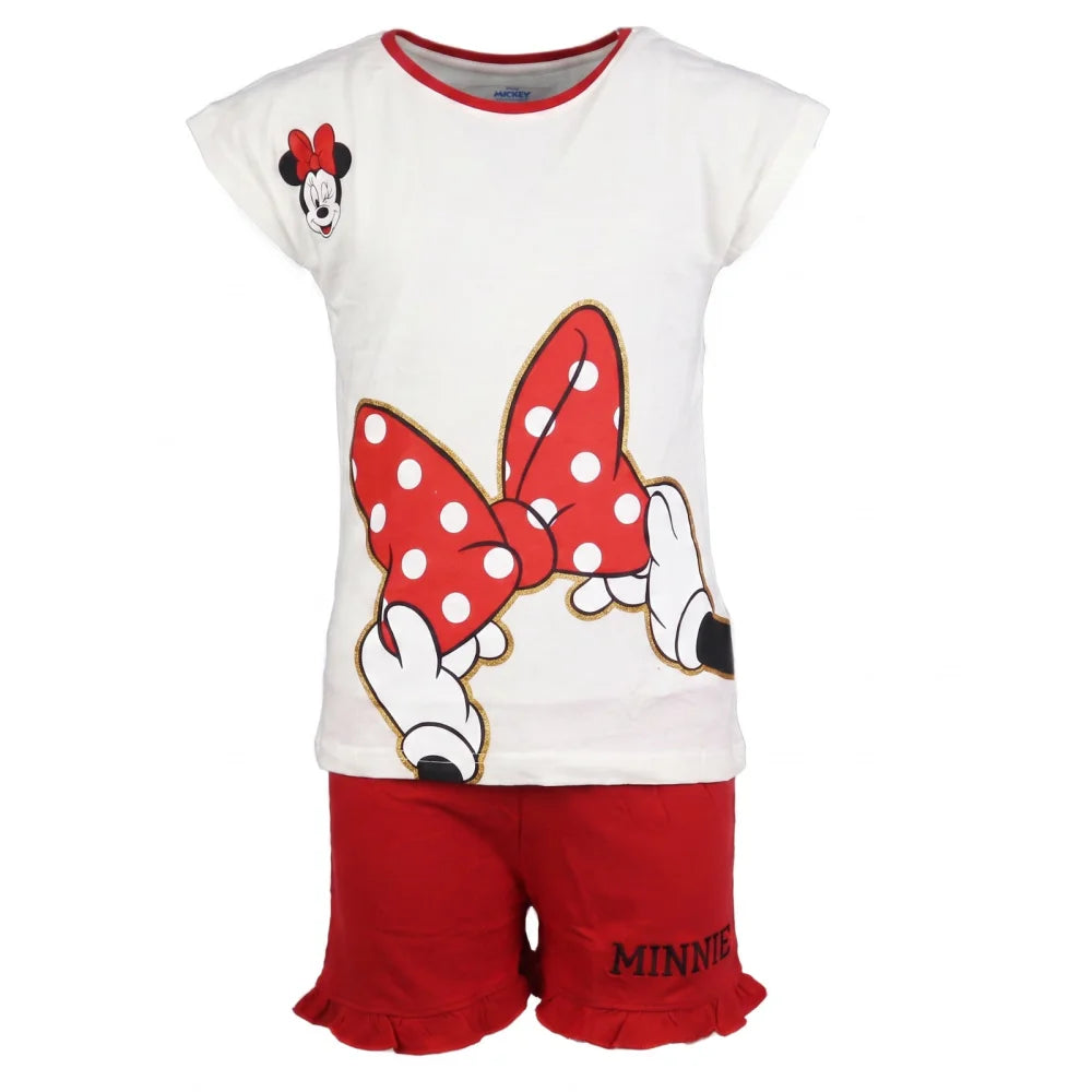 Minnie Maus Mädchen kurzarm Pyjama Shirt Shorts - WS-Trend.de