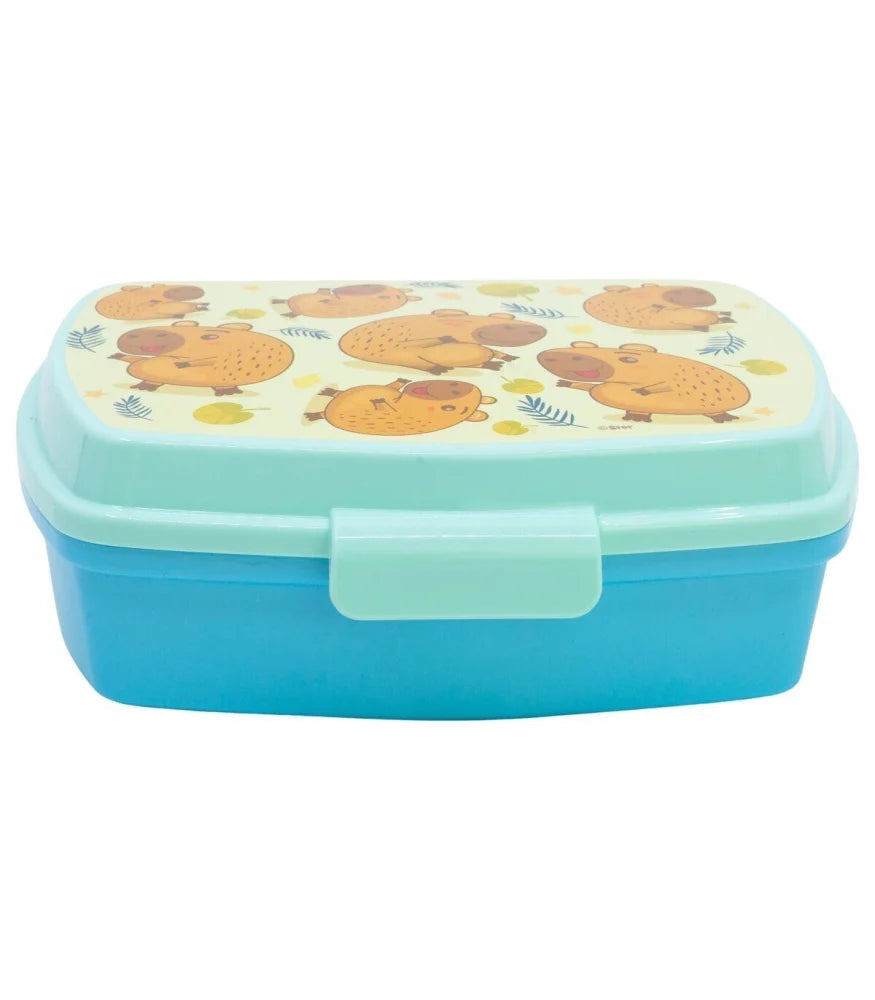 Storline Capibara 2 tlg Kinder Set Brotdose Trinkflasche 400 ml - WS-Trend.de