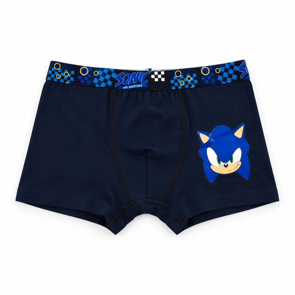 Sonic the Hedgehog Jungen Boxershorts Unterhose 2er Pack Gr. 98-128 - WS-Trend.de