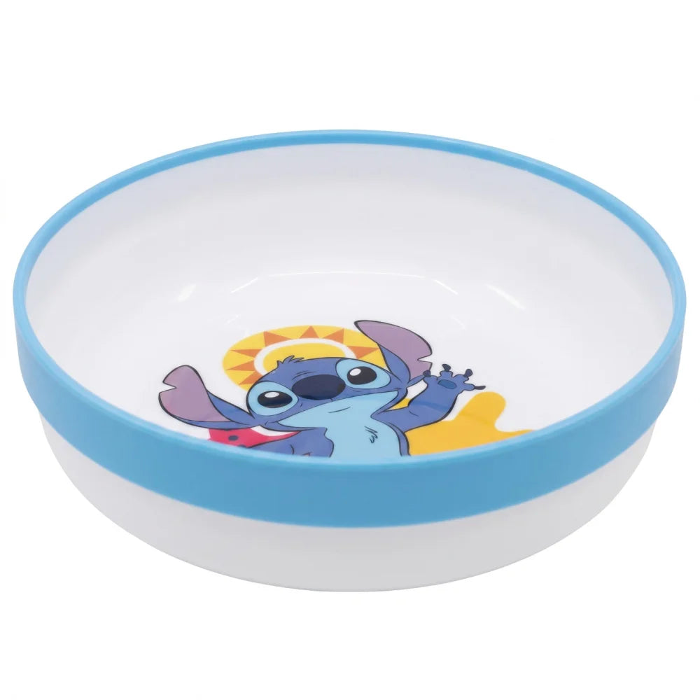 Disney Stitch Kinder Geschirr-Set 3 teilig Becher Teller Schüssel antirutsch - WS-Trend.de