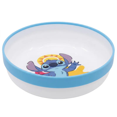 Disney Stitch Kinder Geschirr-Set 3 teilig Becher Teller Schüssel antirutsch - Ansicht 2