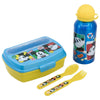Disney Mickey Maus 4 tlg Kinder Lunch Set Brotdose Alu-Trinkflasche Besteck