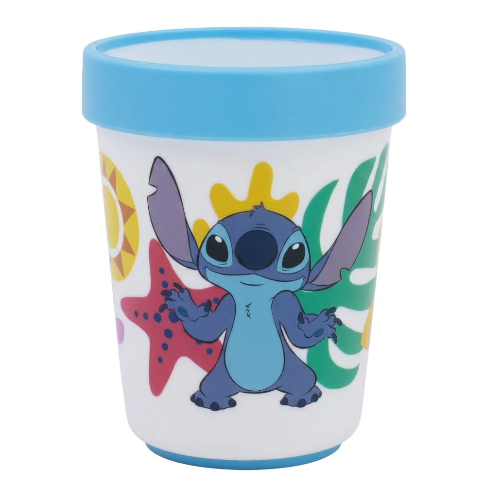 Disney Stitch Kinder Geschirr-Set 3 teilig Becher Teller Schüssel antirutsch - WS-Trend.de