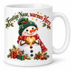 WS-Trend Warmes Herz Schneemann Tasse Keramik 330 ml festlich bedruckt